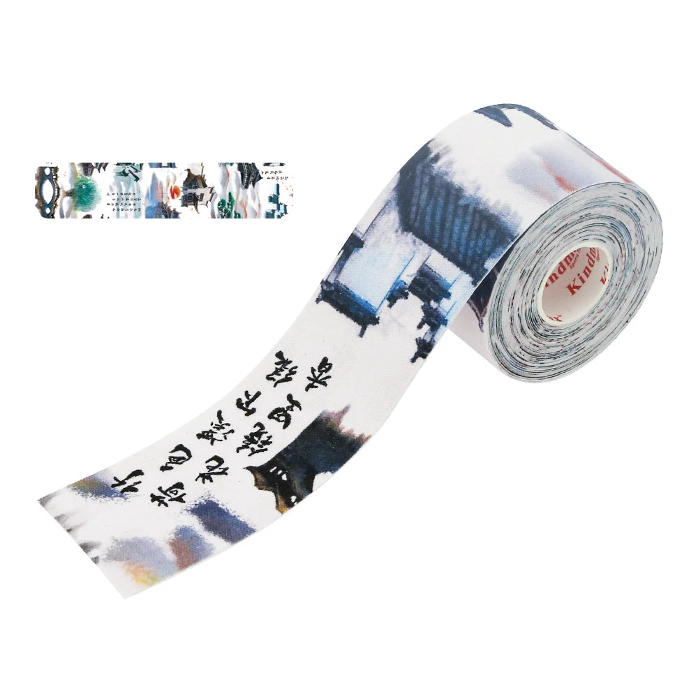 Kindmax Healthcare Fashion Printing Colourful Kinesiology Tape Kit for Athletic Sports Muscle Protector 5cm x 5m Roll