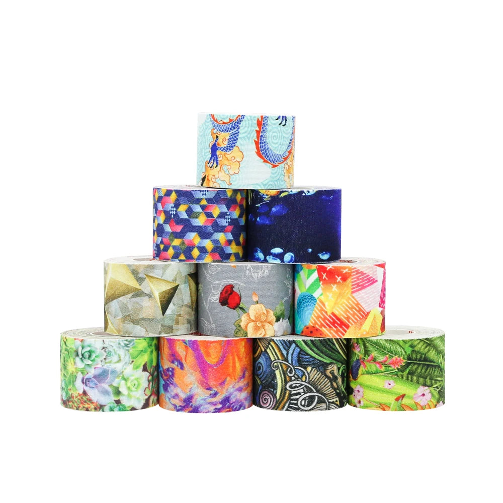 Kindmax Healthcare Fashion Printing Colourful Kinesiology Tape Kit for Athletic Sports Muscle Protector 5cm x 5m Roll
