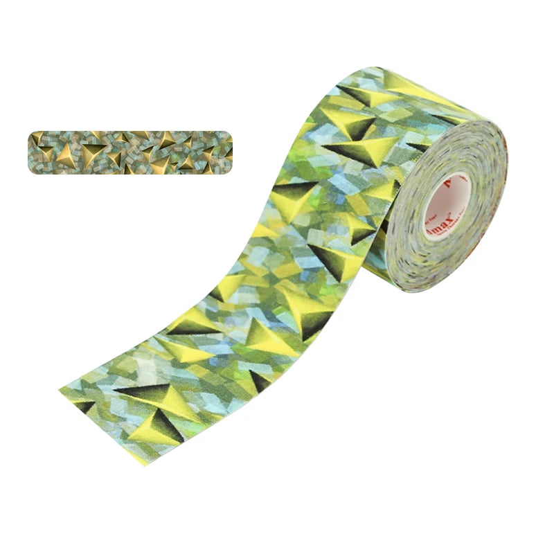 Kindmax Healthcare Fashion Printing Colourful Kinesiology Tape Kit for Athletic Sports Muscle Protector 5cm x 5m Roll