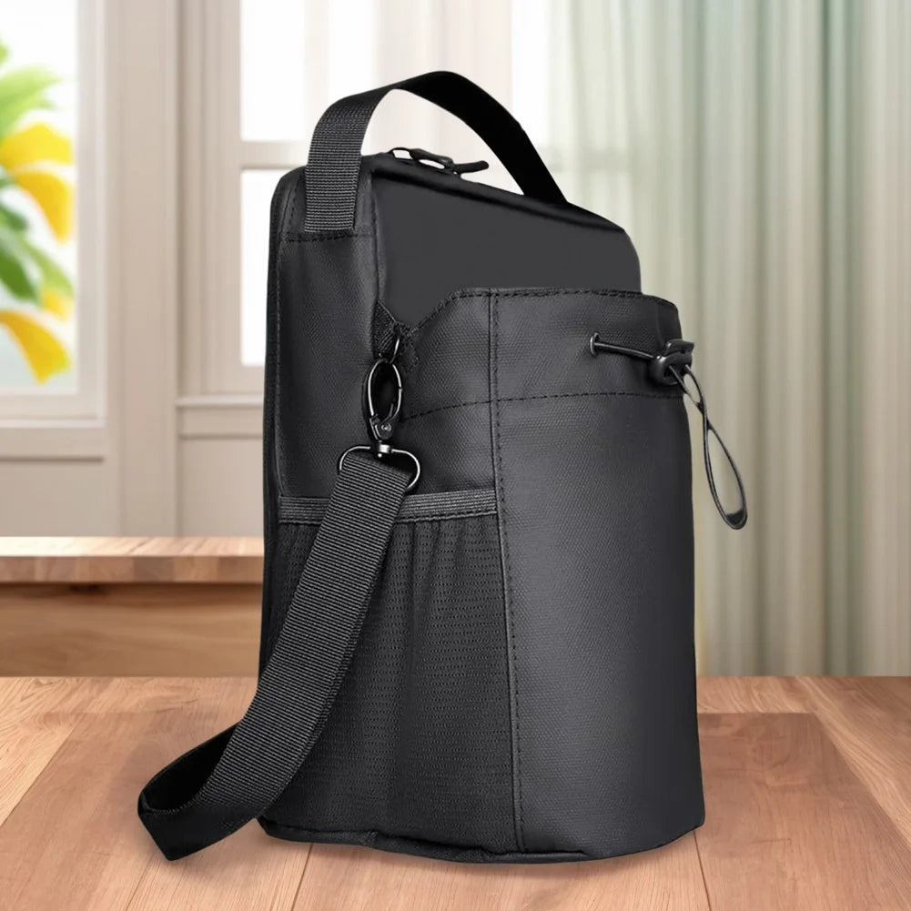 Magnetic Bottle Sleeve Pouch with Phone Pocket Gym Accessories Organizer with Shoulder Strap for Water Bottle Holder