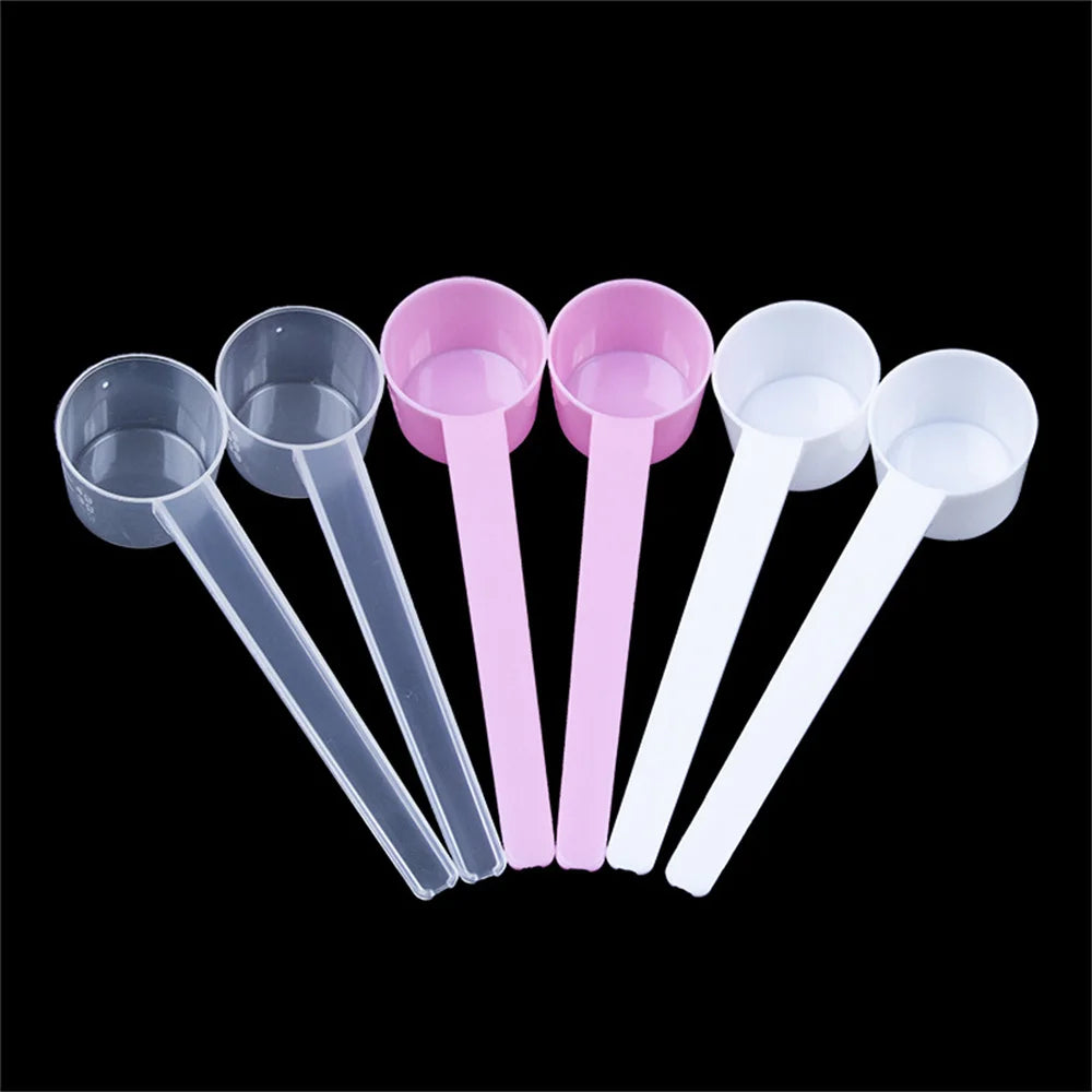 5g Measuring Spoons for Liquid Sugar Coffee Protein Milk Powder Surveying Tools Plastic Flat Bottom Scoop Home Kitchen Gadgets